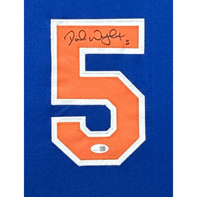 David Wright Framed Signed Jersey JSA Autographed New York Mets
