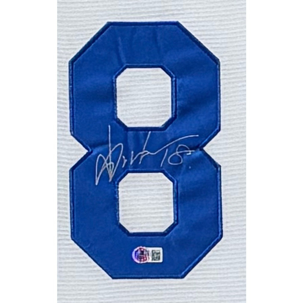 Yoshinobu Yamamoto Framed Signed Los Angeles Dodgers Jersey Autographed