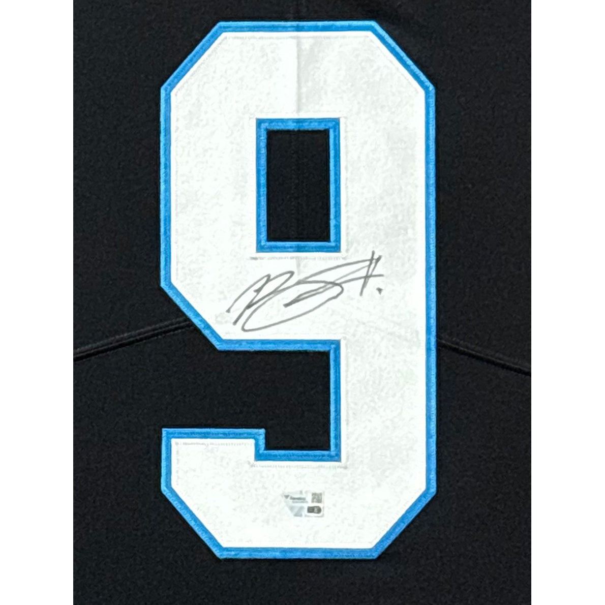 Bryce Young Framed Signed Carolina Panthers Jersey Fanatics Autographed