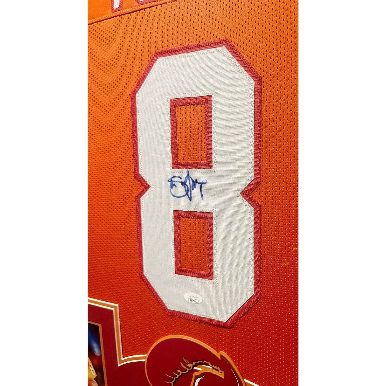 Steve Young Signed Framed Jersey JSA Autographed TB Buccaneers Creamsicle