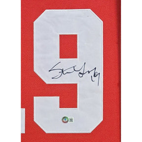 Steve Yzerman Framed Signed Jersey Beckett COA Autographed Red Wings