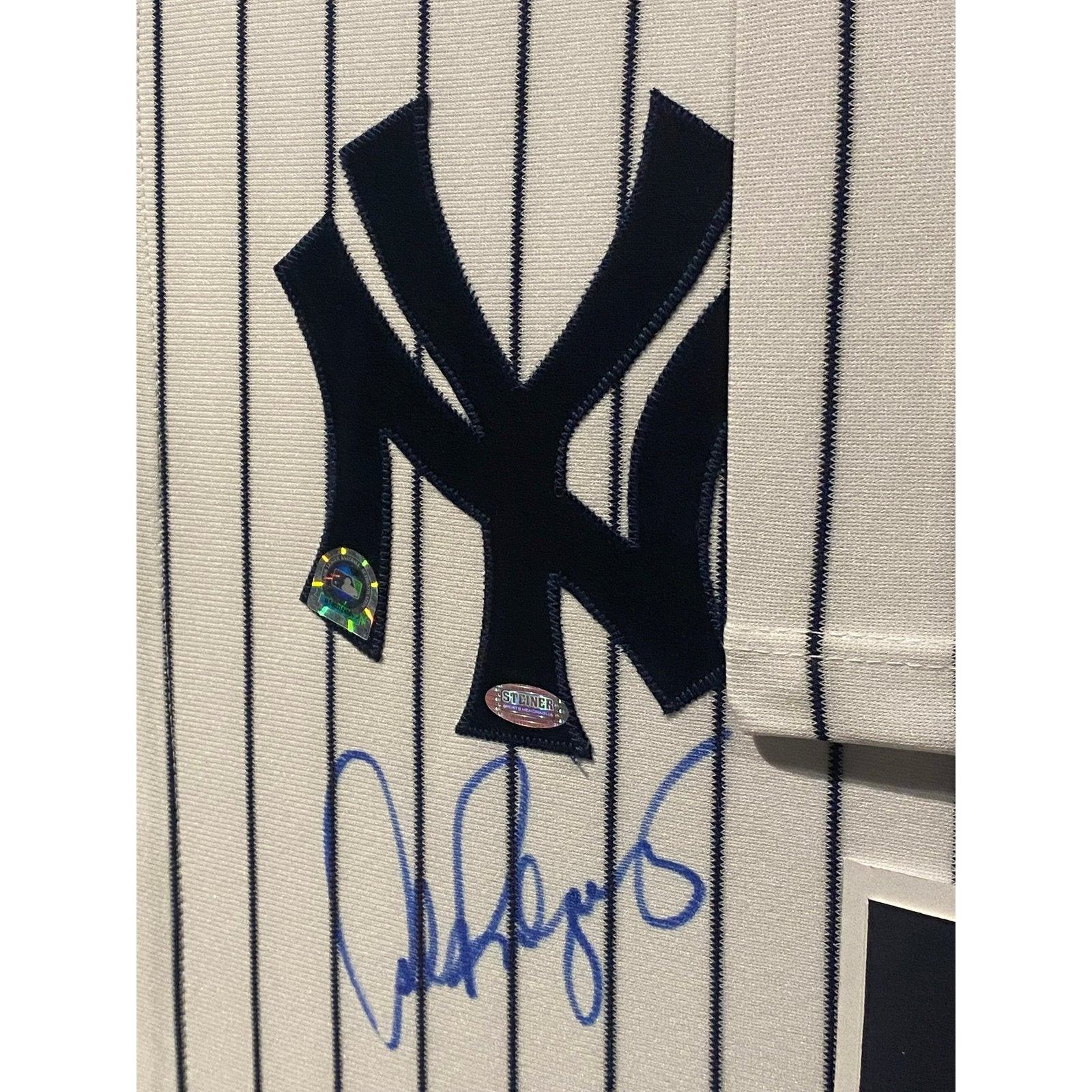 Derek Jeter Autographed Pinstriped Yankees Jersey PSA & Photo (PSA and  Steiner)