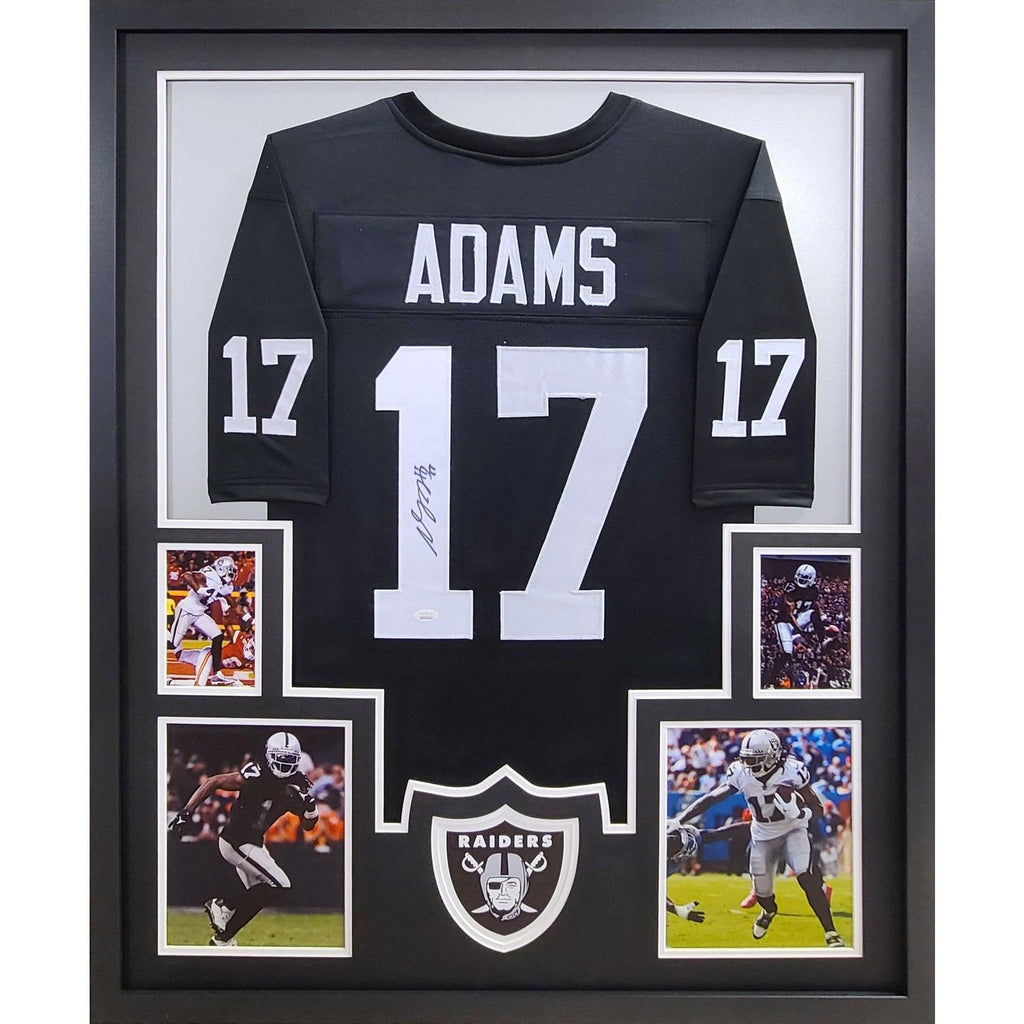 Las Vegas Raiders Davante Adams 27 x 39 Framed Art Jersey Print