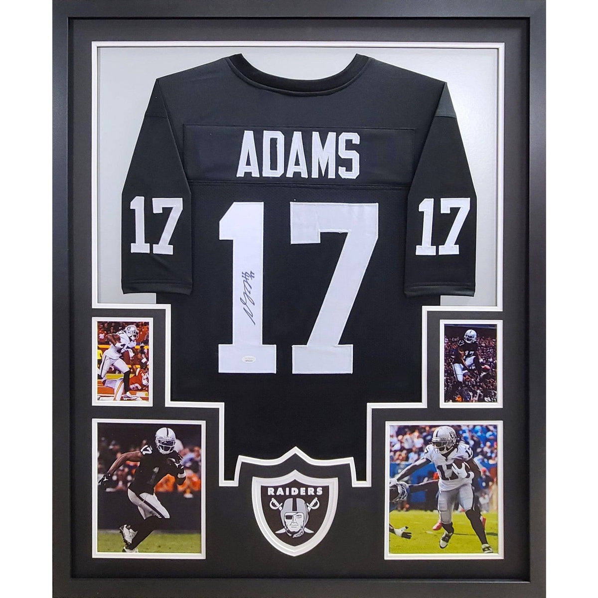 Davante Adams Signed Framed Jersey JSA Autographed Las Vegas Raiders