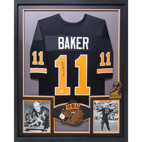 Terry Baker Signed Framed Jersey PSA/DNA Autographed Oregon State