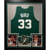Larry Bird Framed Jersey PSA/DNA Autographed Signed Boston Celtics