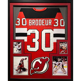 Martin Brodeur Framed Signed Jersey JSA Autographed New Jersey Devils