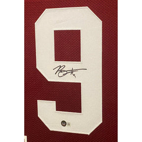 Bryce Young Framed Signed Jersey Beckett Autographed Alabama MB4