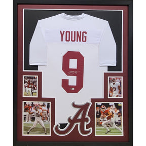 Bryce Young Framed Signed Alabama Jersey Beckett Autographed