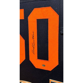 Dick Butkus Signed Framed Jersey Mounted Memories Autographed Illinois