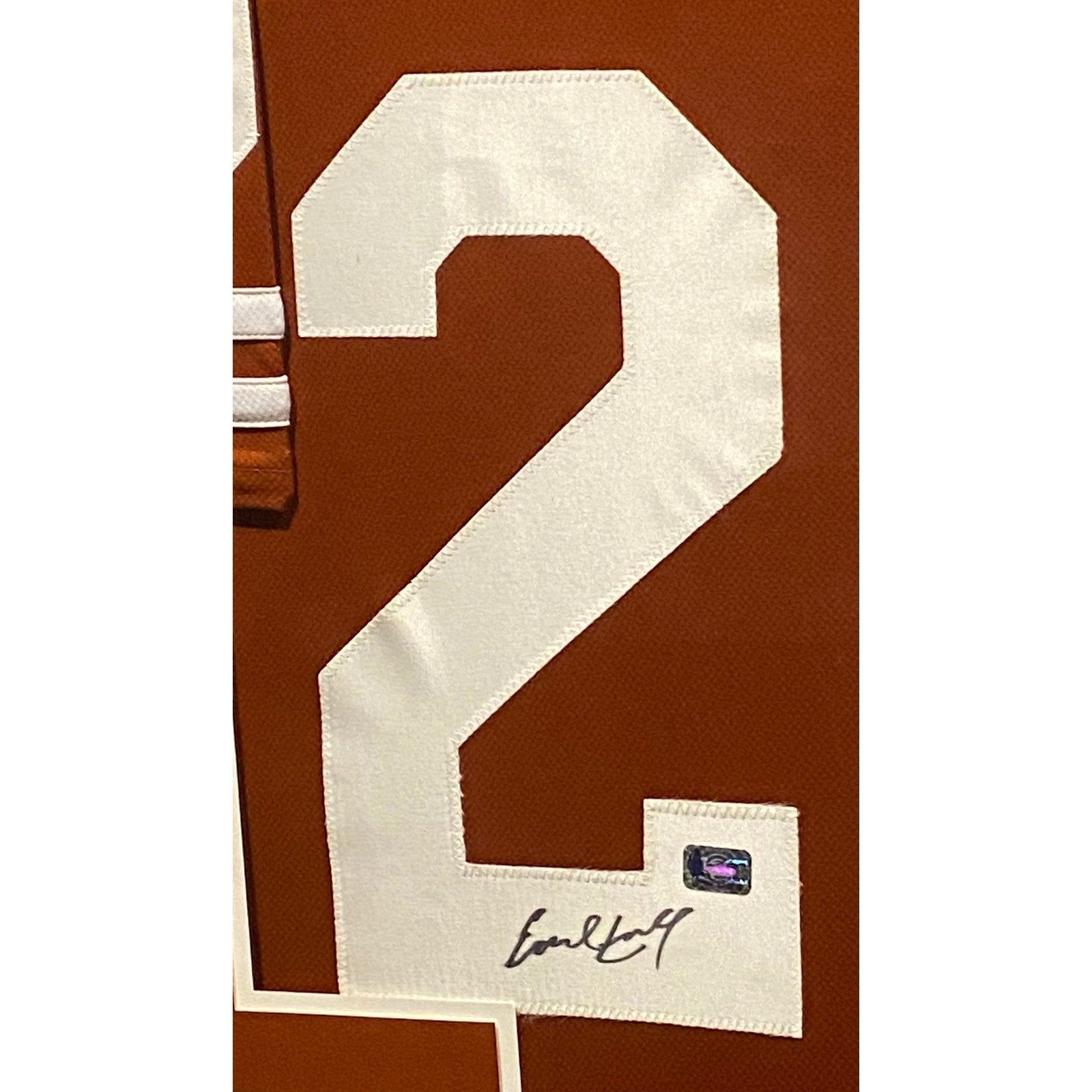 Earl Campbell Signed Framed Jersey Autographed Campbell Authenticated