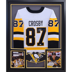 Sidney Crosby Framed Signed Jersey PSA/DNA Autographed Pittsburgh Penguins