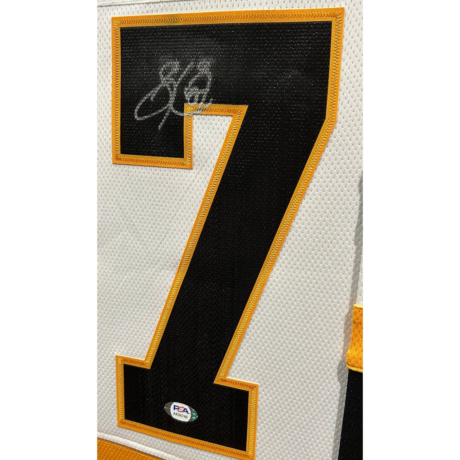  Pittsburgh Penguins Black Framed Logo Jersey Display
