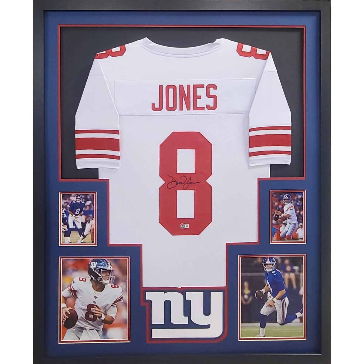 Daniel Jones New York Giants Autographed Football Jersey