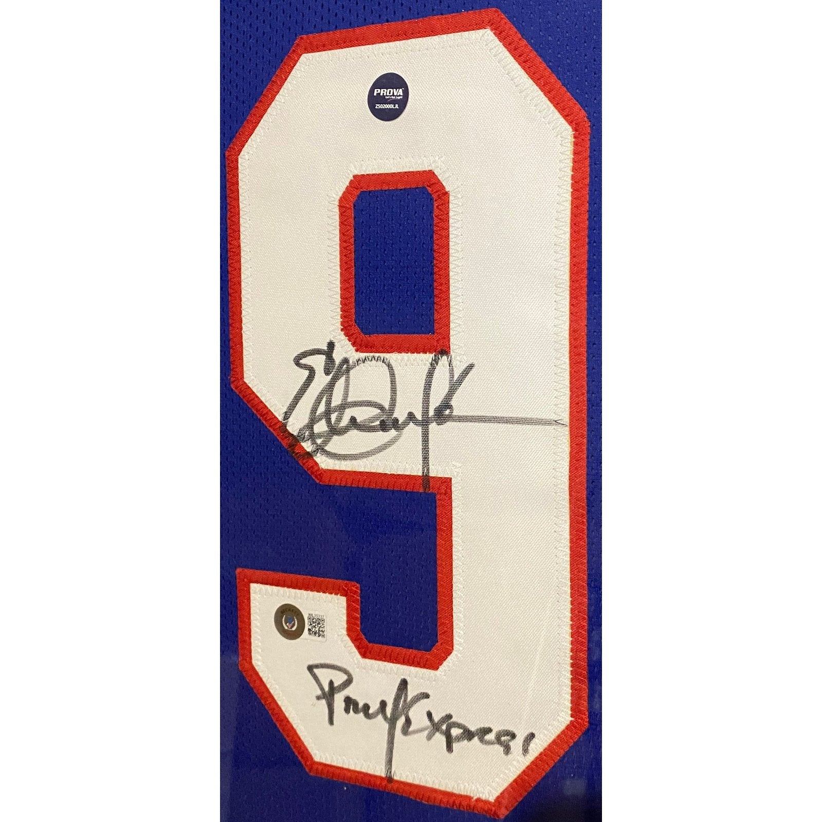 Eric Dickerson Signed Framed Jersey Beckett BAS Autographed SMU Southern Methodist