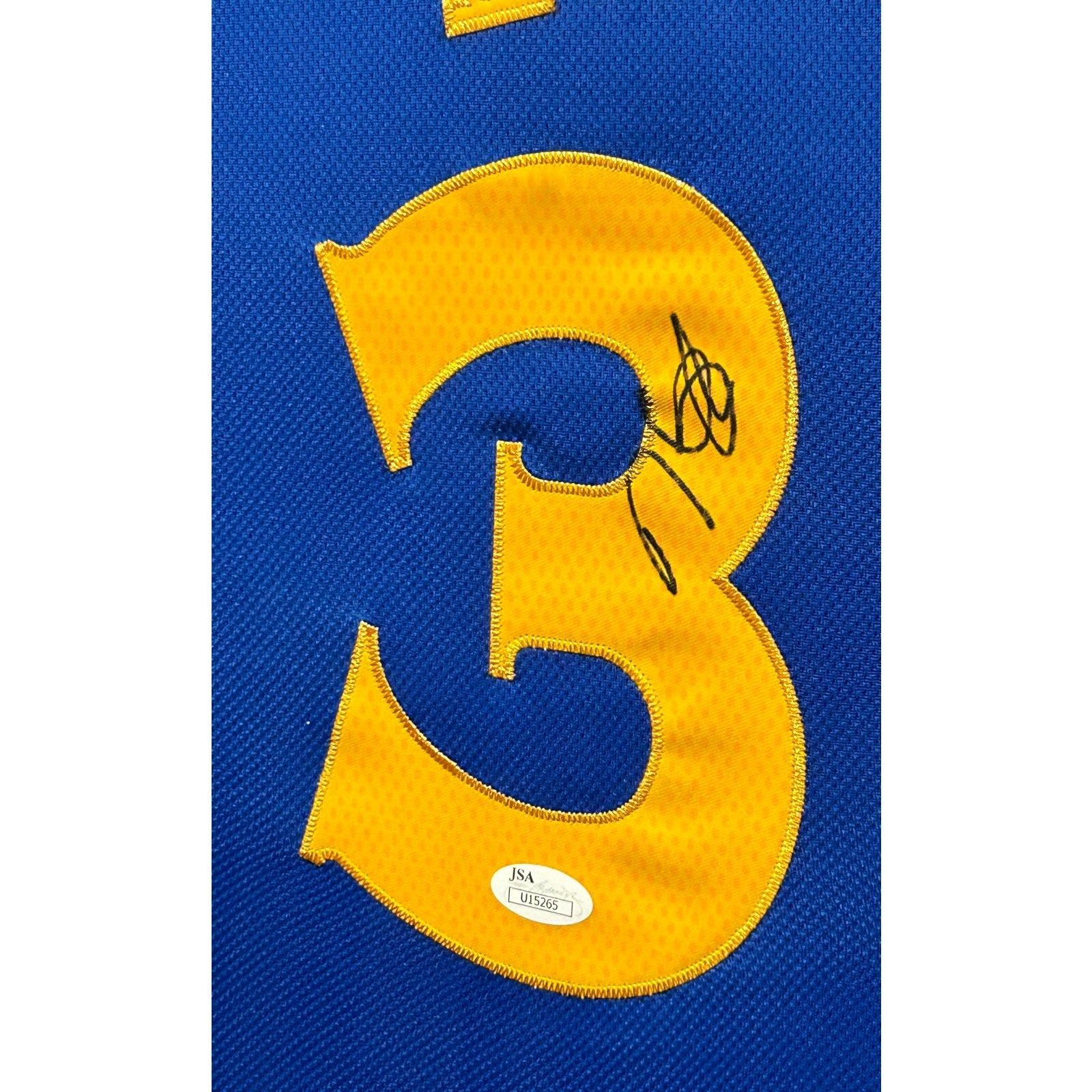 Kevin Durant Golden State Warriors Signed Autographed Blue Jersey JSA –