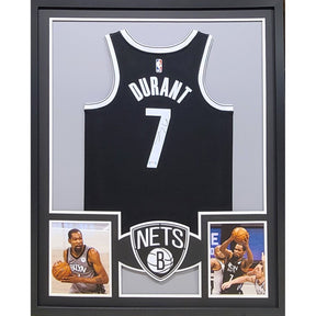 Kevin Durant Framed Signed Jersey PSA/DNA Autographed Brooklyn Nets