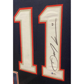 Julian Edelman Framed Signed Jersey Beckett Autographed New England Patriots