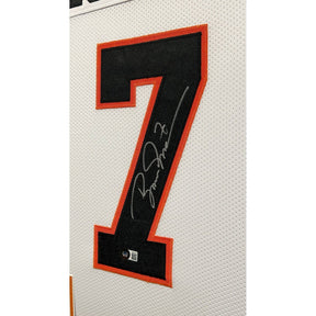 Boomer Esiason Framed Jersey Beckett Autographed Signed Cincinnati Bengals