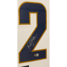 Marshall Faulk Signed Framed Jersey Beckett BAS Autographed St. Louis Rams