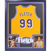 Chevy Chase Fletch Framed Jersey Beckett Autographed Signed