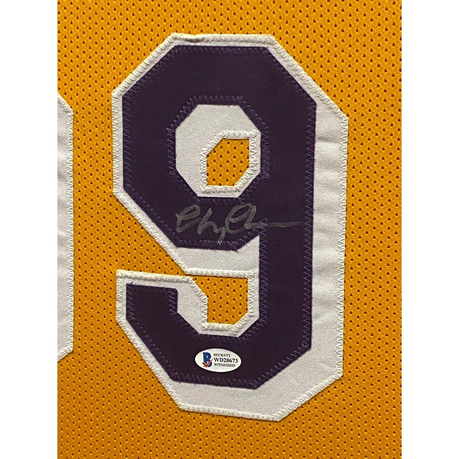 Chevy Chase Fletch Framed Jersey Beckett Autographed Signed