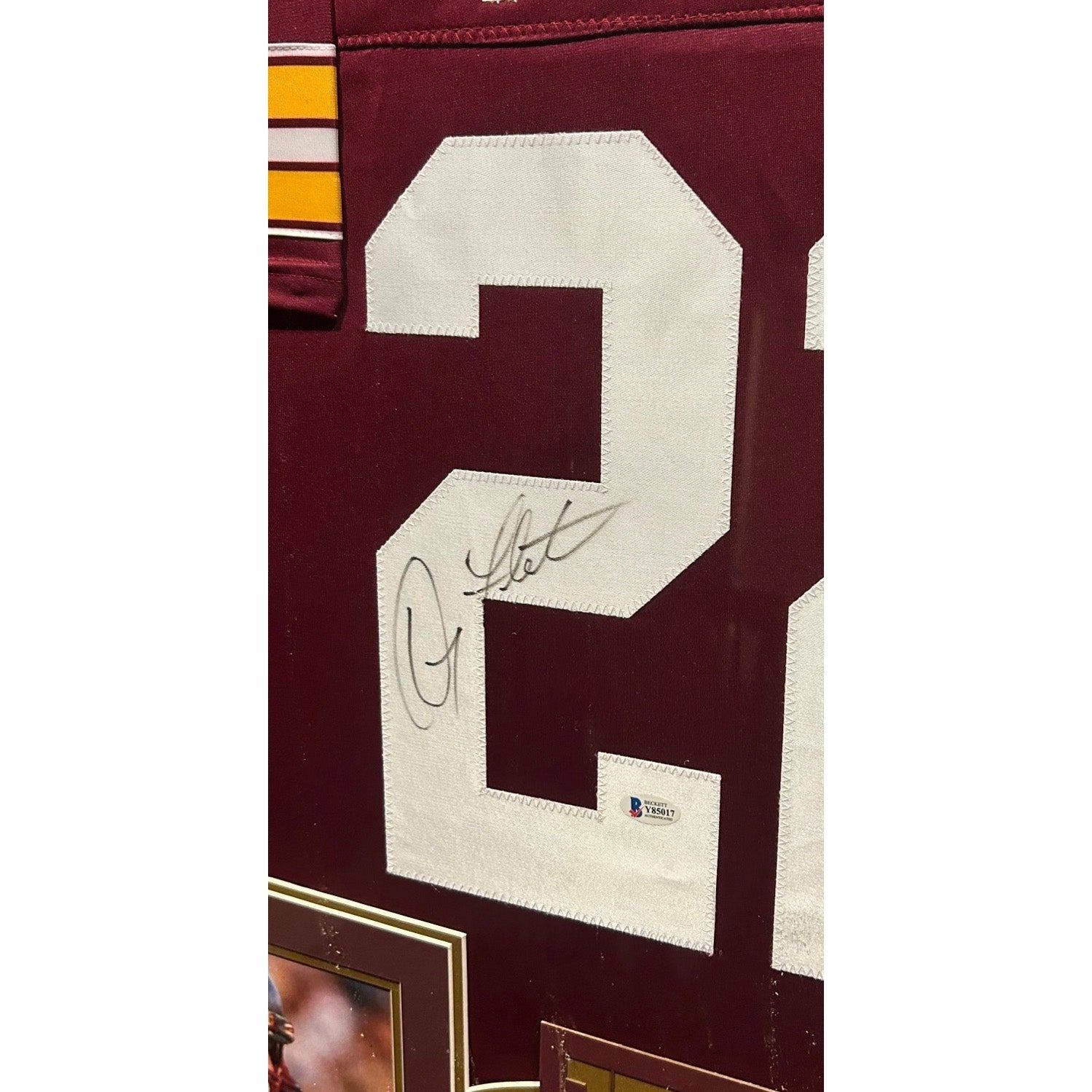 Doug Flutie Framed Signed Jersey Beckett Autographed Boston College BC