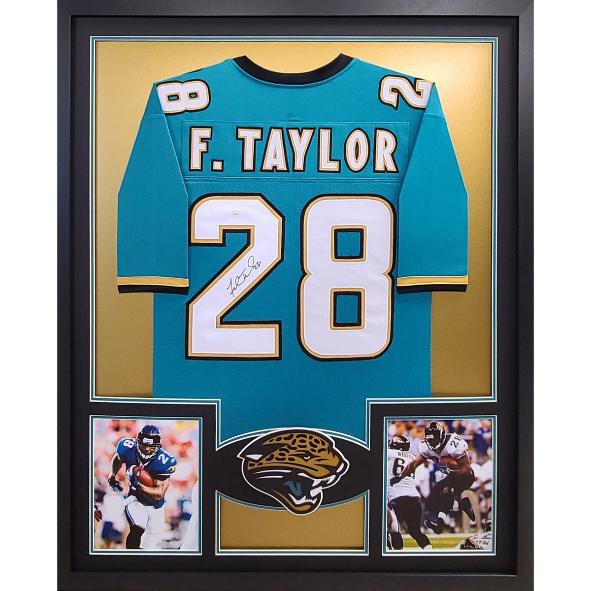 Fred Taylor Framed Signed Jaguars Jersey JSA Autographed Jacksonville