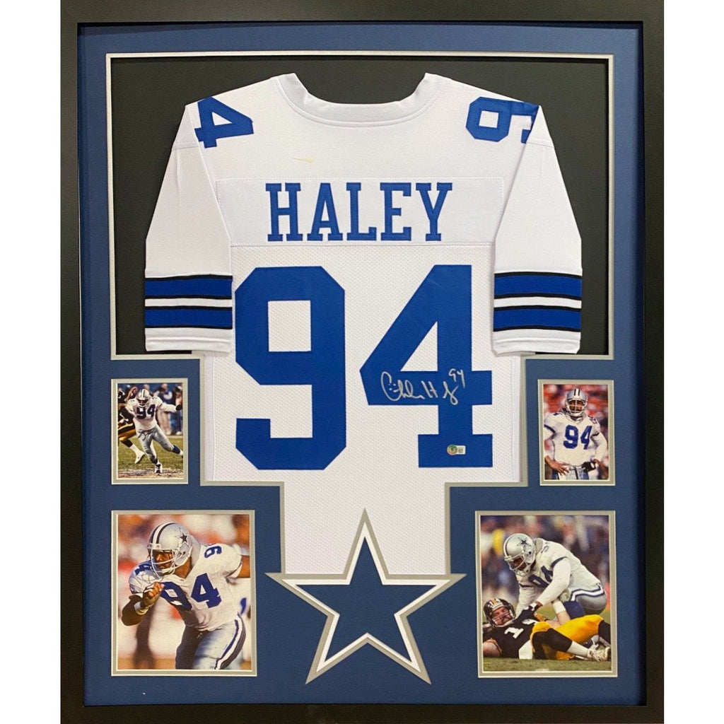 Charles Haley Dallas Cowboys Signed Custom Jersey