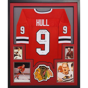 Bobby Hull Autographed Replica Blackhawks Jersey (Home or Road