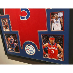 Allen Iverson Framed Jersey JSA Autographed Signed Philadelphia 76ers Sixers