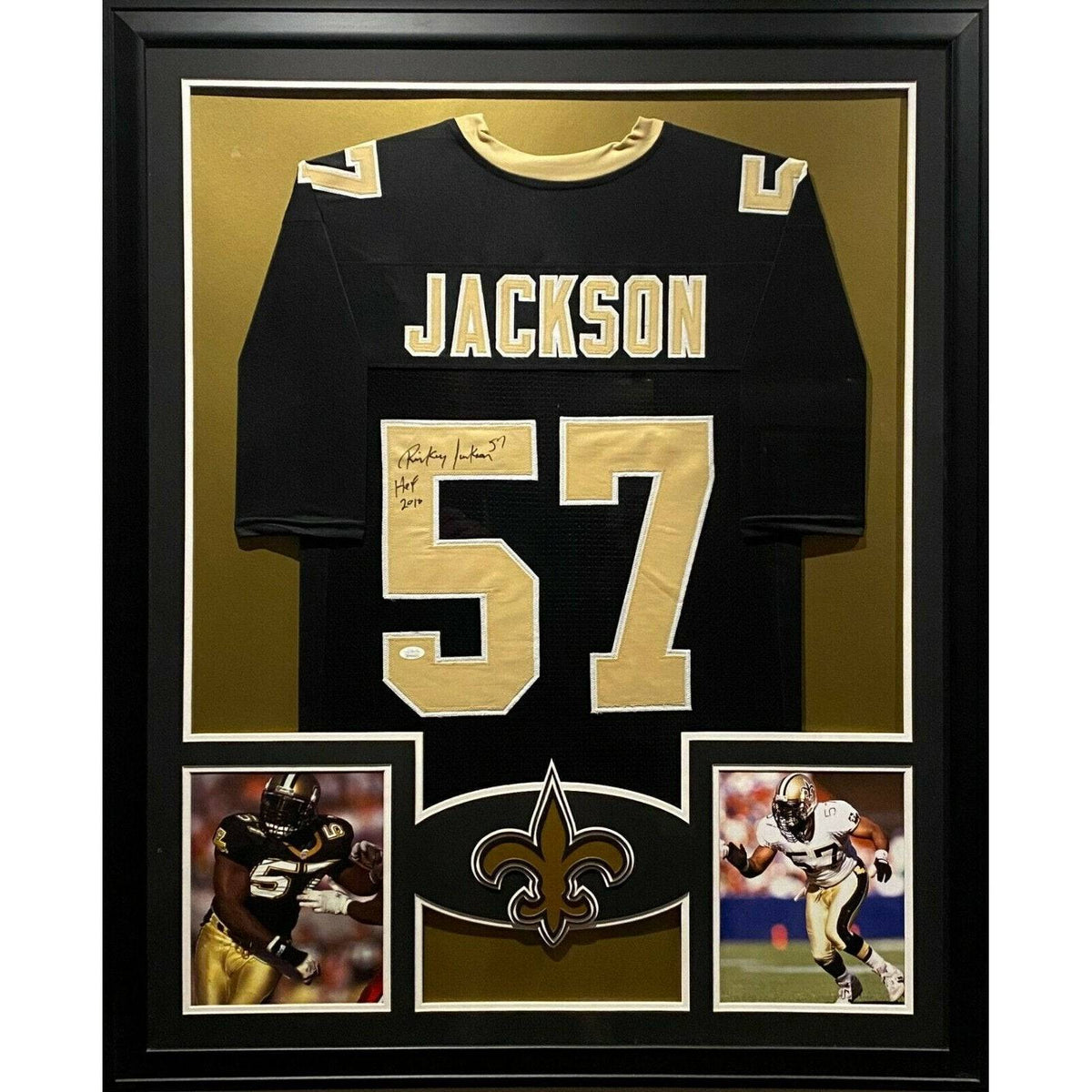 Rickey Jackson Framed Jersey JSA Autographed Signed New Orleans Saints Pitt HOF