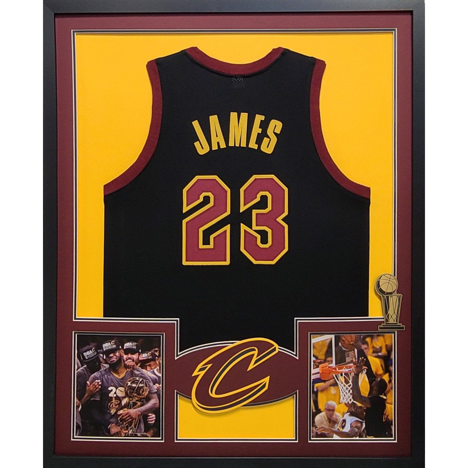 LeBron James UNSIGNED Framed Jersey Cleveland Cavaliers