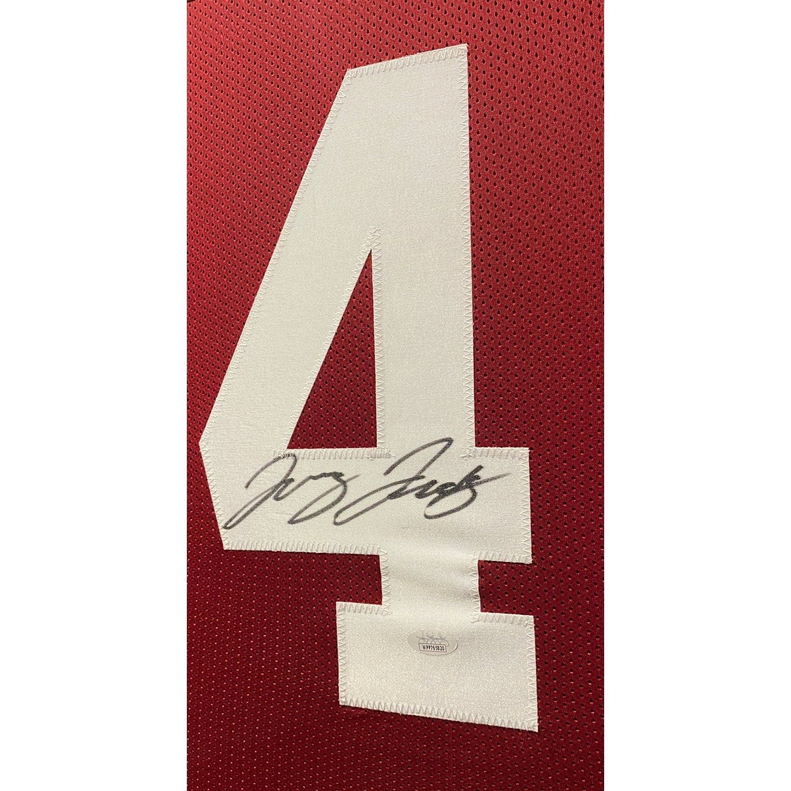 Jerry Jeudy Framed Signed Jersey JSA Autographed Alabama Crimson Tide