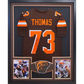 Joe Thomas Framed Signed Jersey Schwartz COA Autographed Cleveland Browns