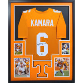 Alvin Kamara Framed Signed Tennessee Jersey Beckett Autographed