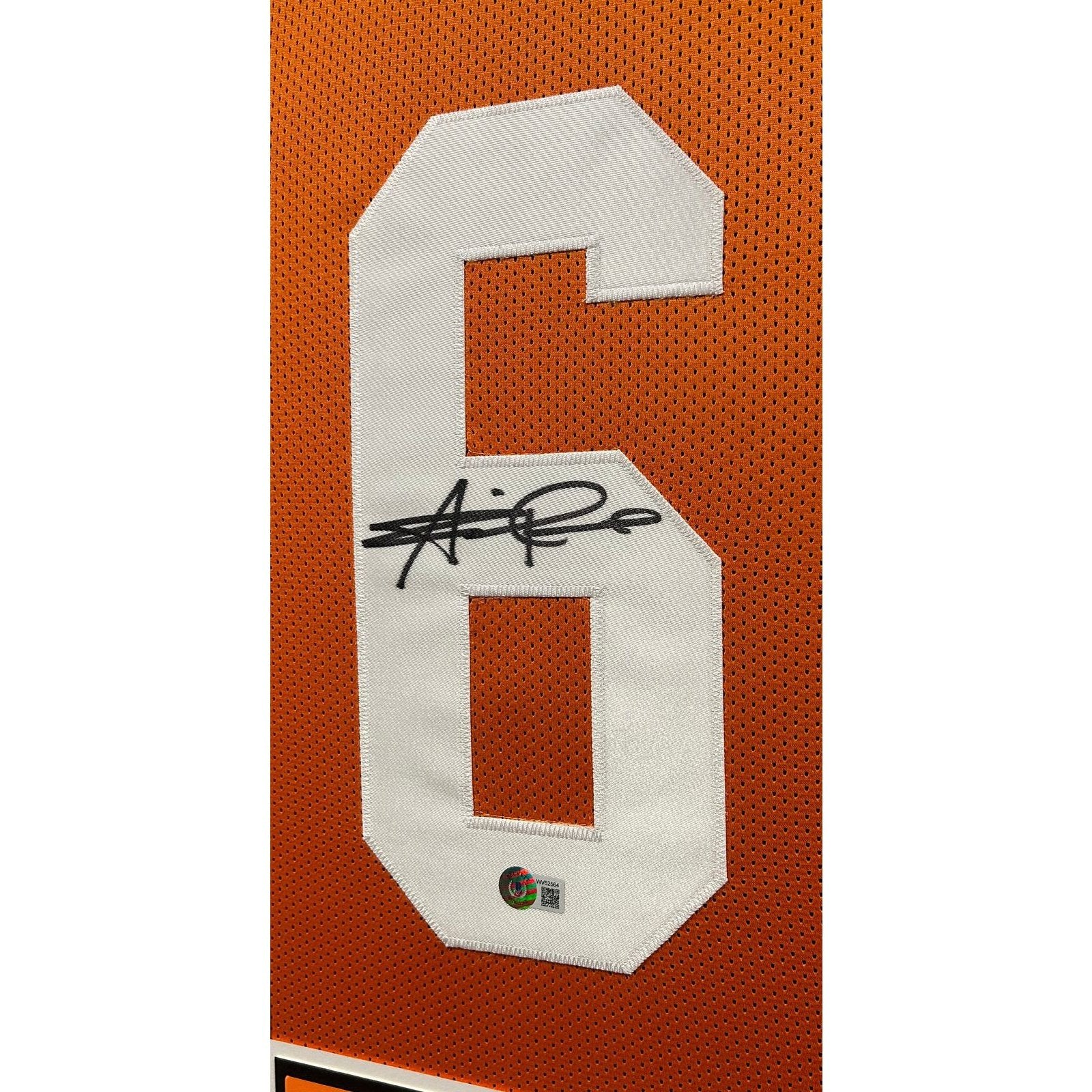 Alvin Kamara Framed Signed Tennessee Jersey Beckett Autographed