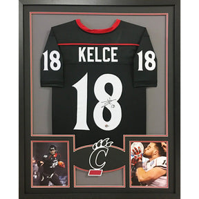 Travis Kelce Framed Signed Jersey Beckett Autographed Cincinnati