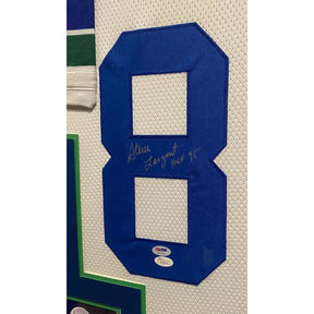 Steve Largent Framed Signed Jersey PSA/DNA Seattle Seahawks