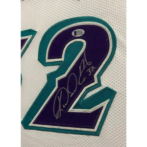 Karl Malone Framed Signed Jersey PSA/DNA Autographed Utah Jazz