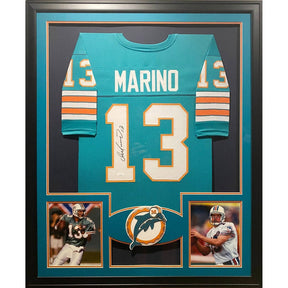 Dan Marino Framed Jersey JSA Autographed Signed Miami Dolphins Pitt HOF