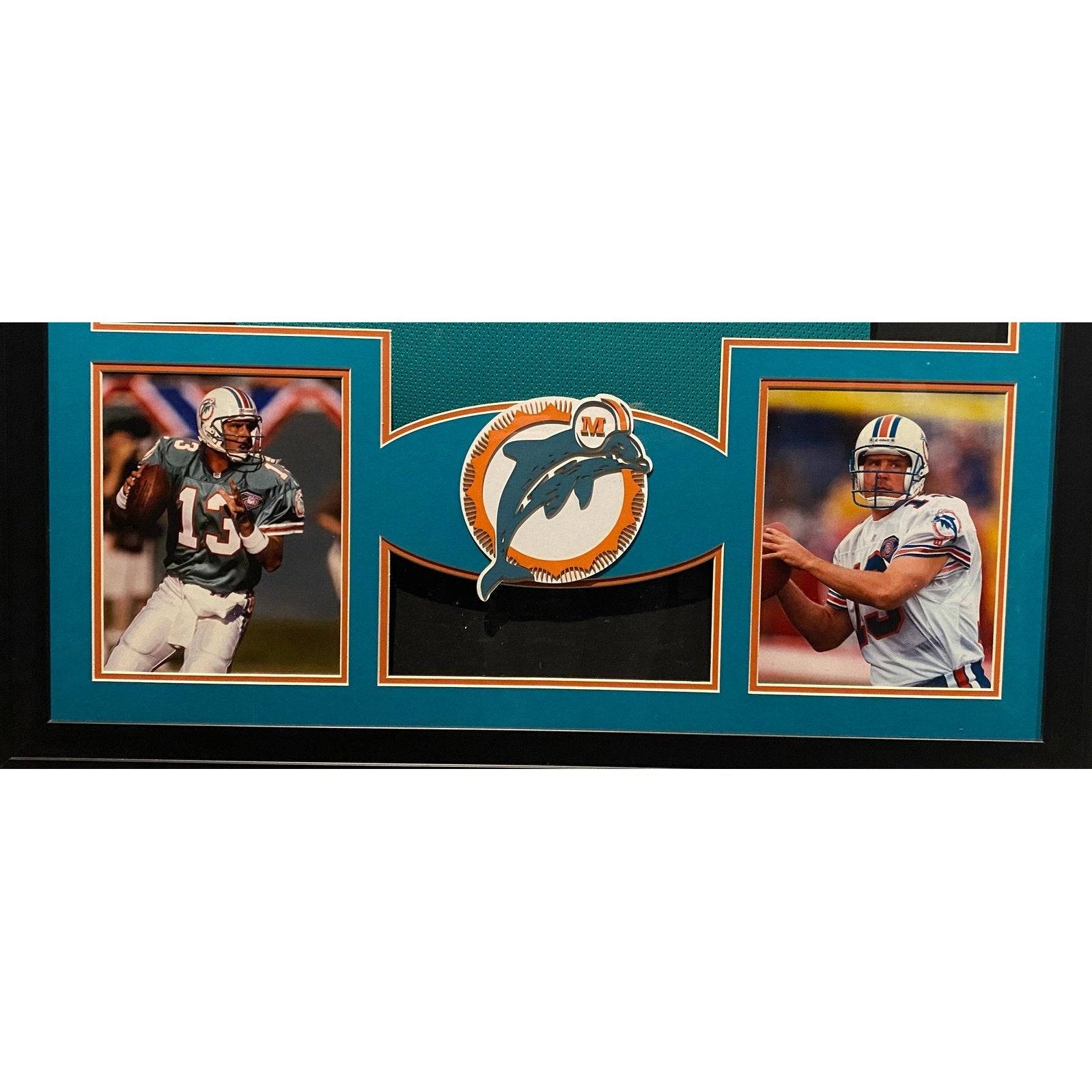 Premium Framed Dan Marino Autographed Miami Dolphins Jersey (JSA Witness  COA)