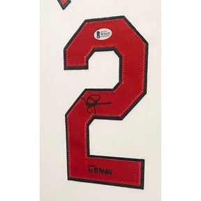 Mark McGwire Framed Signed Jersey Beckett Autographed St. Louis Cardinals