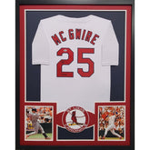 Mark McGwire Framed Signed Jersey Beckett Autographed St. Louis Cardinals