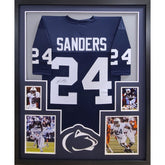 Miles Sanders Signed Framed Jersey JSA Autographed Penn State