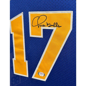 Chris Mullin Framed Jersey PSA/DNA Autographed Signed Golden State Warriors