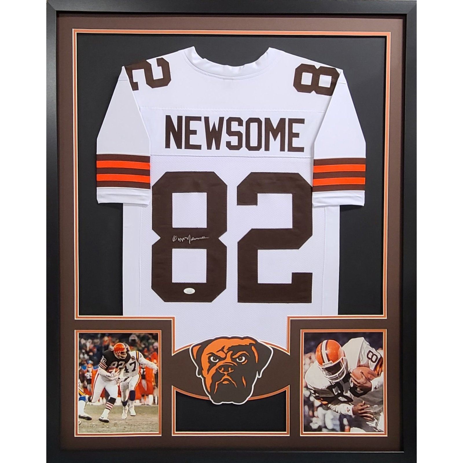 Ozzie Newsome Signed Framed Jersey JSA Autographed Cleveland Browns
