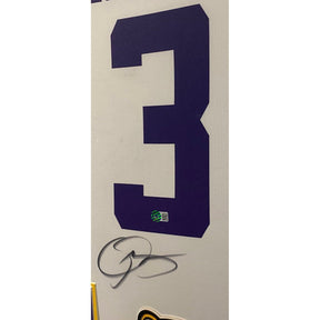 Odell Beckham Jr. Framed Signed Jersey Beckett Autographed LSU Lousiana State OBJ