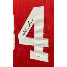 Hakeem Olajuwon Framed Jersey JSA Autographed Signed Houston Rockets