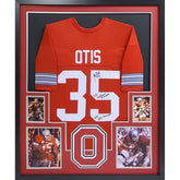 JIm Otis Framed Signed Jersey JSA Autographed Ohio State